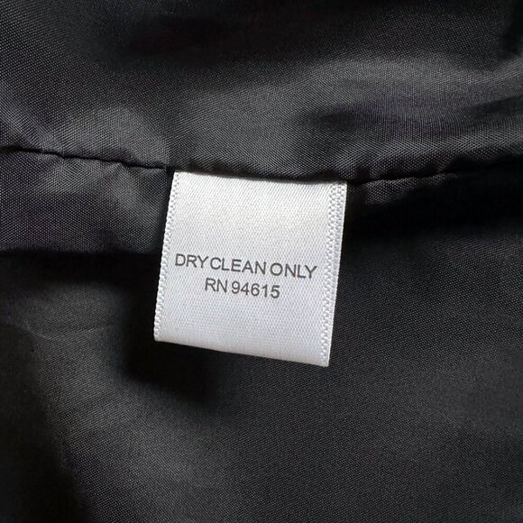 Bar lll Linen Leather Moto Vest Sz L Asymmetric Zip BxW Y2K Punk Bikercore Goth - Picture 5 of 6